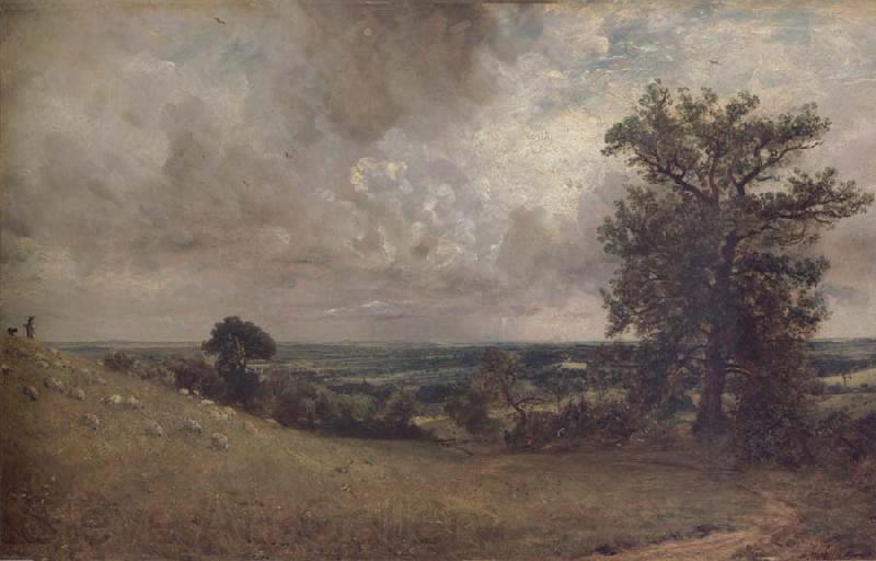 John Constable West End Field,Hampstead,noon Norge oil painting art